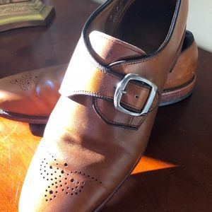 allen edmonds single monk strap